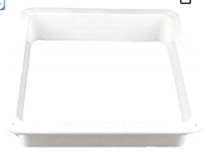 HENG'S INDUSTRIES JRP1122B White Jensen Vent Garnish