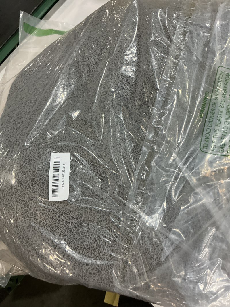 Condition photo showing Good Condition for hitslam square shower mat, 47 x 40 inch non slip bath mat for tub, soft pvc loofah bathtub mats with