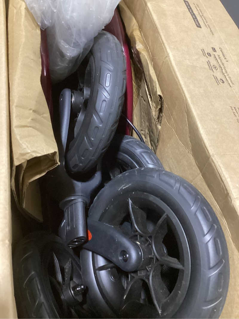 Condition photo showing Good Condition for walkers for seniors, rollator walker with seat and backrest, 10" big wheels all terrain, rolling walker foldable supports 350lb, lightweight & height adjustable, cane & cup holder, burgundy