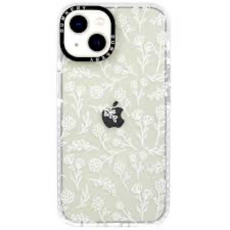 Dumkery White Flowers BF TPU Soft Case (iPhone 11)