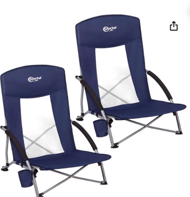 PORTAL PR-FC-05554-MDBL-2P, Alloy Steel, Blue, 2 Pack-Mesh