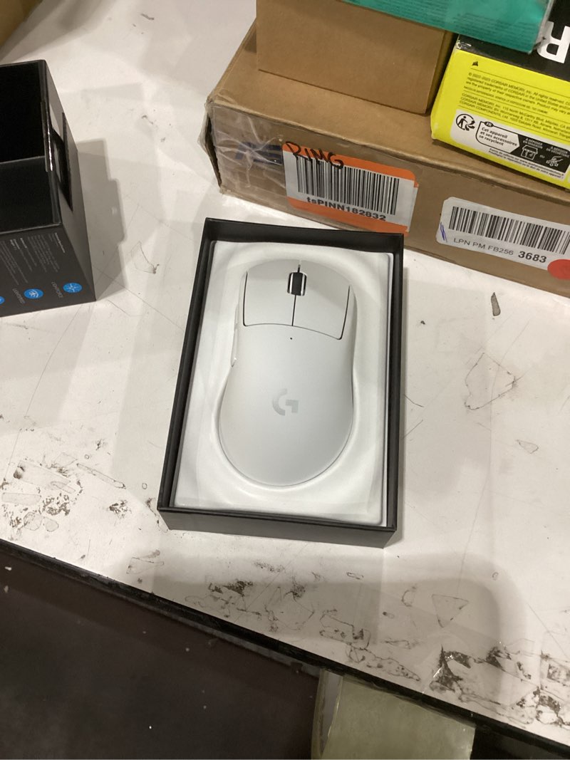 Condition photo showing As Is for Logitech G PRO X Superlight 2 DEX Lightspeed Wireless Gaming Mouse, 60g Pro-Grade Lightweight Mouse with 5 Programmable Buttons, 44k DPI Sensor, USB-C Charging, for PC/Mac - White