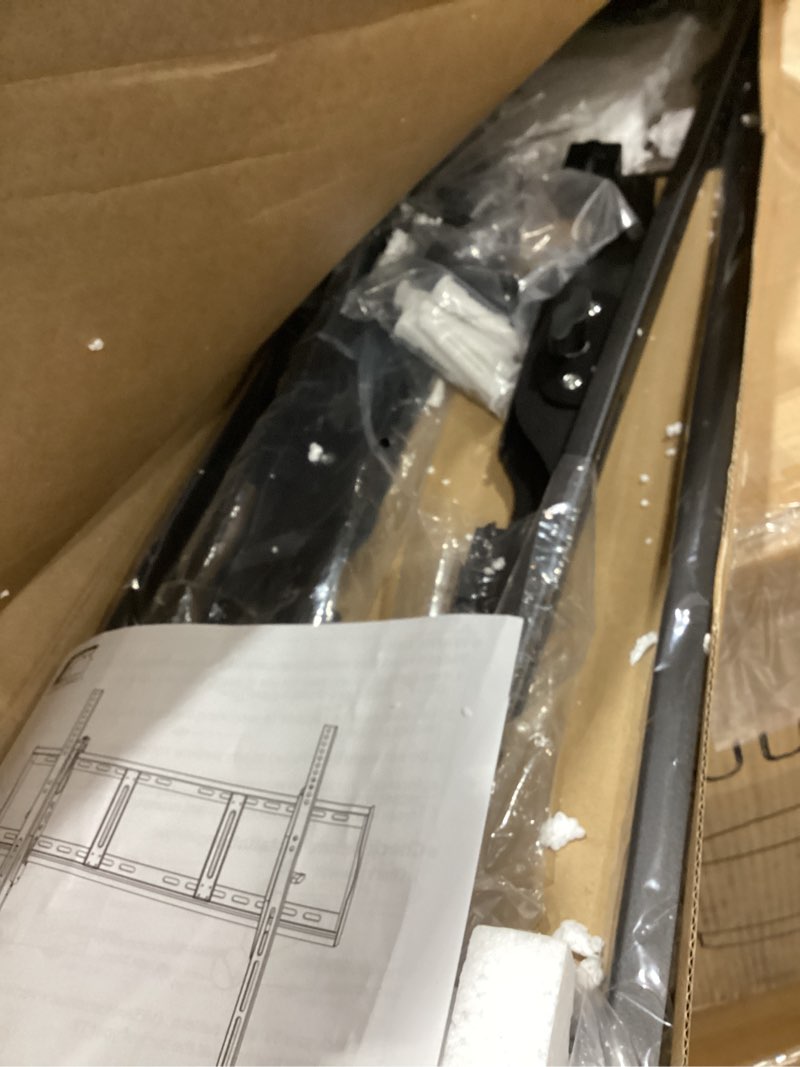 Condition photo showing As Is for home vision heavy duty tilt tv wall mount bracket for 48-120 inch flat/curved tvs, 200lbs capacity, fits 16/18/24 inch studs, max vesa 800x600mm for led oled lcd 48-120" tilt