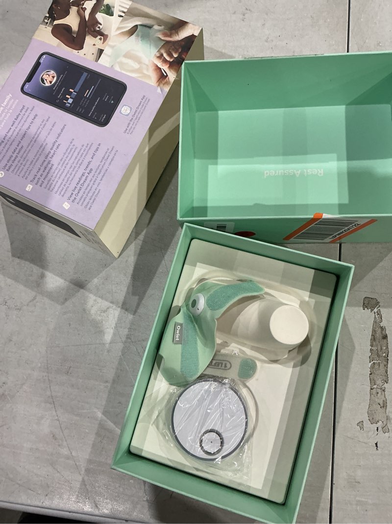 Condition photo showing Good Condition for owlet dream sock® - fda-cleared smart baby monitor - track live pulse (heart) rate, oxygen in infants - receive notifications - mint