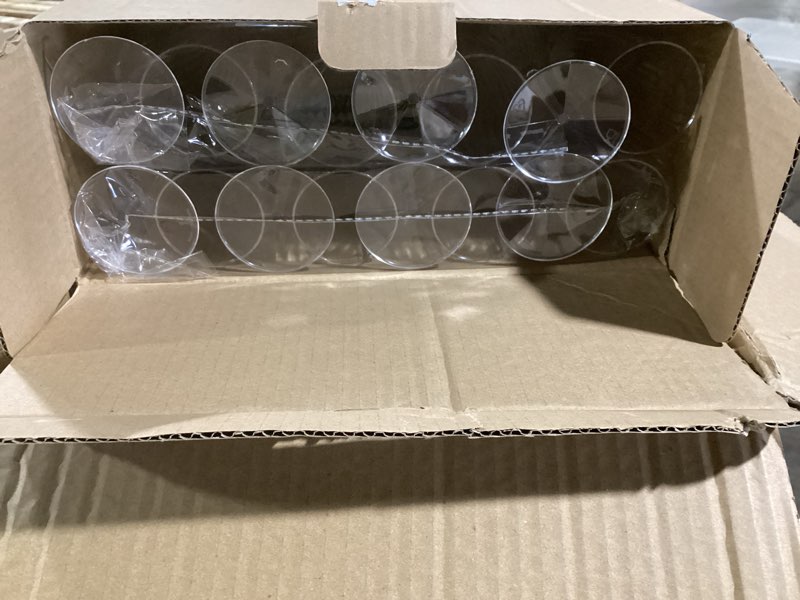 Condition photo showing Good Condition for Lillian Tablesettings Premium Wine Glasses 8 oz. Clear Hard Plastic 1-Piece Disposable Cups Value Pack-96 Count Wine Glasses - 96 Count