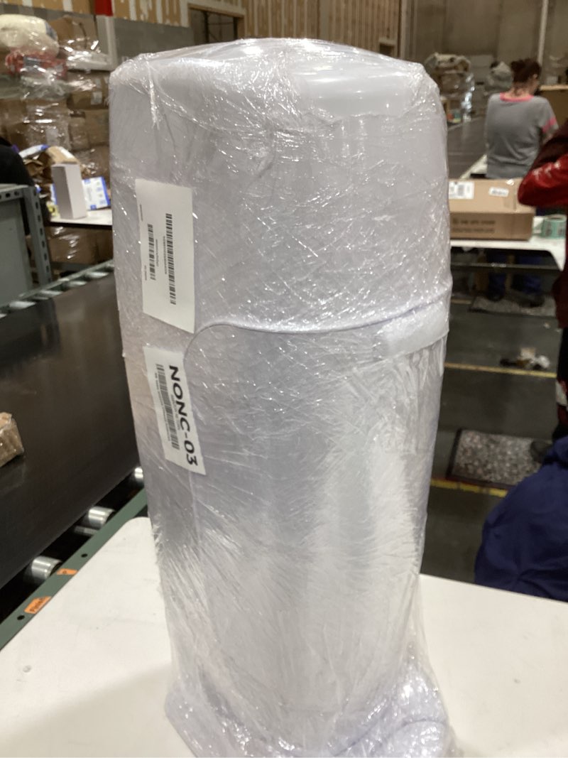 Condition photo showing As Is for Playtex Diaper Genie Complete Pail with Built-In Odor Controlling Antimicrobial, Includes Pail & 1 Refill, White , 8.36 Pound White Pail + 1 Refill