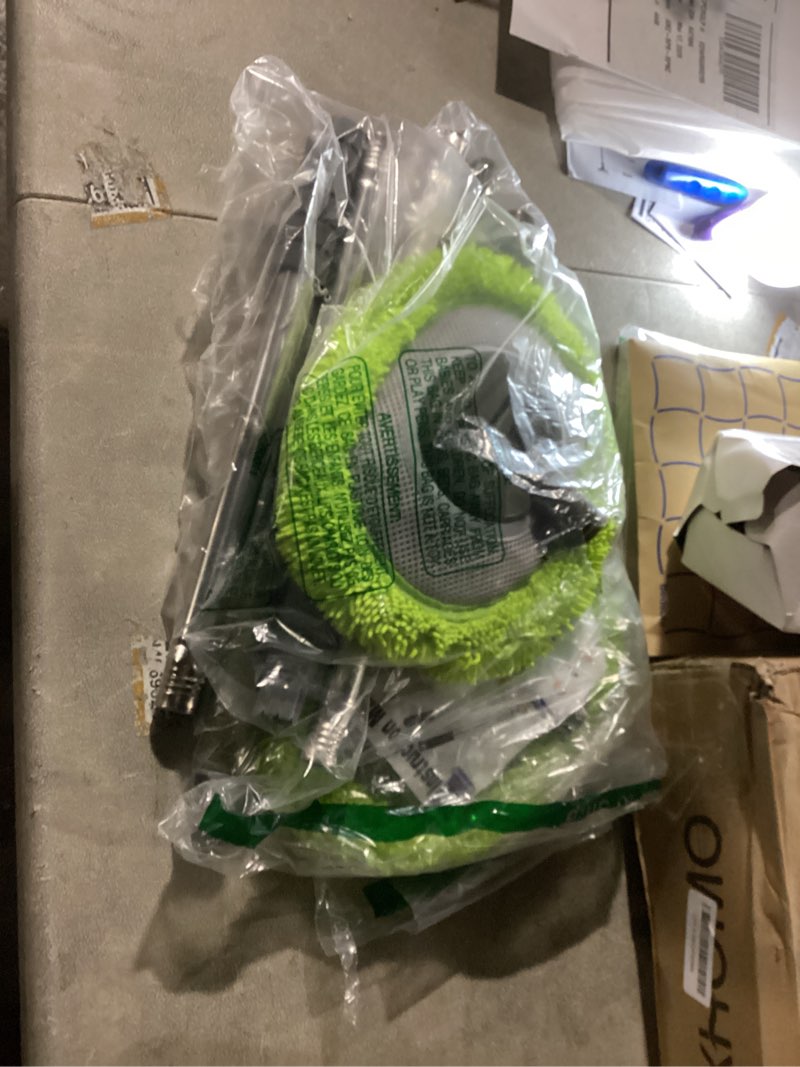 Condition photo showing Good Condition for Wall Mop,Wall & Baseboard Cleaner Mop Tool with 71.3'' Long Handle,Ceiling Dust Mop with 15° Labor-Saving Extension Pole,Rotatable Adjustable Cleaning Tool Duster for Cleaning Window,Tile,Home,Green Green (Wall Mop)