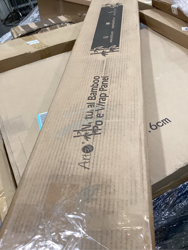 Condition photo showing Good Condition for natral bamboo pole wrap panel