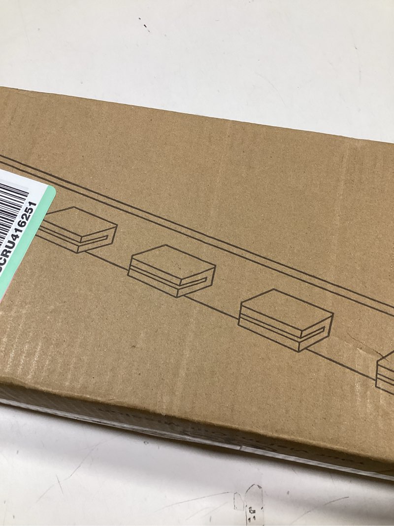 Condition photo showing New/Like New for IZORRO LED Modern Bathroom Lights Fixtures(7-Light,Dimmable),Matte Black Acrylic Wall Lighting,Vanity Lights for Bathroom Over Mirror - 6000k 40In ?No Assembly Required? Black 7 - Light