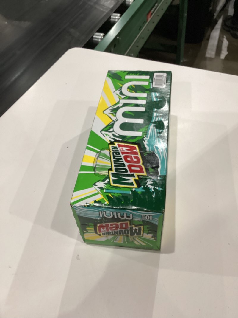 Condition photo showing New/Like New for Mountain Dew Citrus Soda Pop  7.5 fl oz  10 Pack Mini Cans