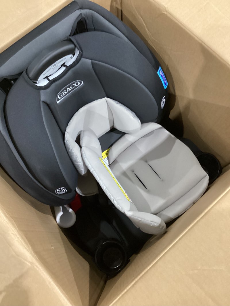 Condition photo showing Good Condition for graco triride 3-in-1 convertible car seat - highback booster, forward & rear facing modes, suitable from newborn to preschooler, perfect for long journeys in redmond color redmond 2.0
