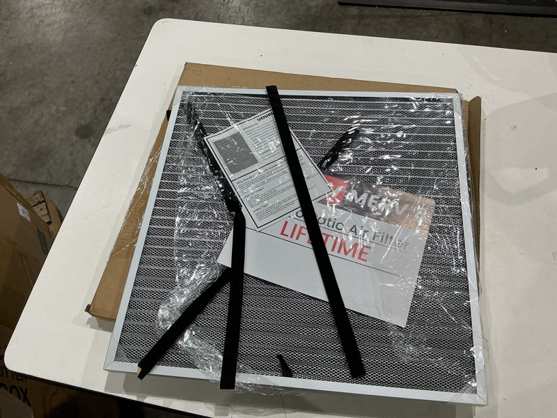 Condition photo showing Good Condition for 20x20x1 air filter-merv 8, washable & reusable electrostatic air filter, ac/hvac furnace filter, lasts a lifetime, permanent filter, breathe fresher,home and office actual size:19.75x19.75x0.86inch