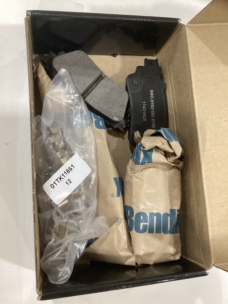 Condition photo showing As Is for bendix premium sbc2135 ceramic rear brake pads for mitsubishi eclipse cross 2020, eclipse cross 2024-2022, outlander 2021-2017, outlander phev 2023-2018