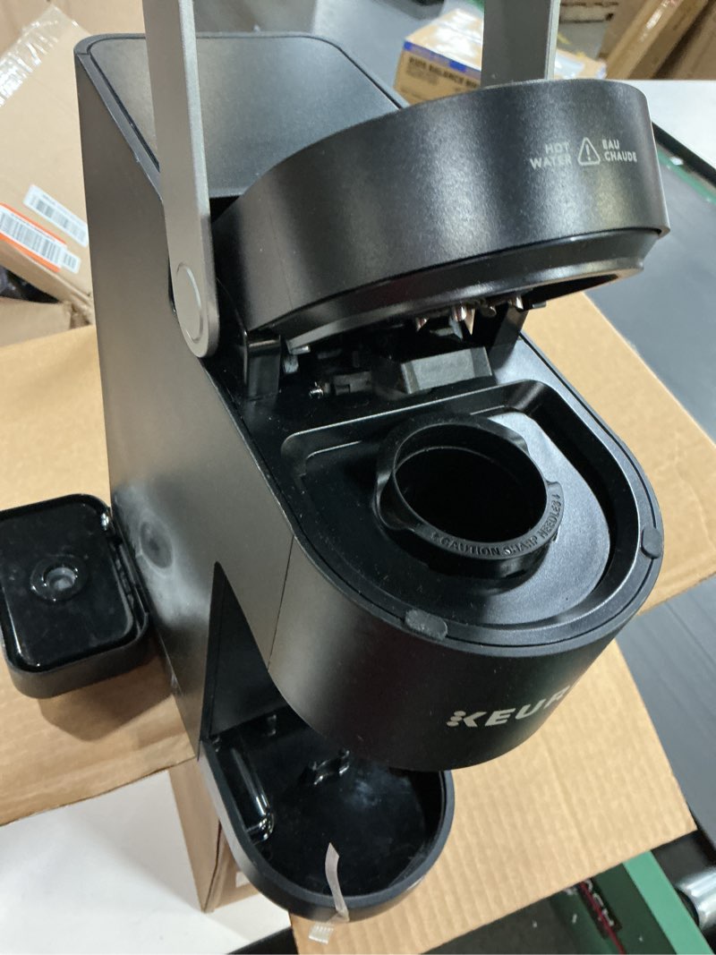 Condition photo showing As Is for Keurig K-Supreme Single Serve K-Cup Pod Coffee Maker, MultiStream Technology, 4 Brew Sizes, 66oz Dual-Position Removable Reservoir, Black Black Coffee Maker