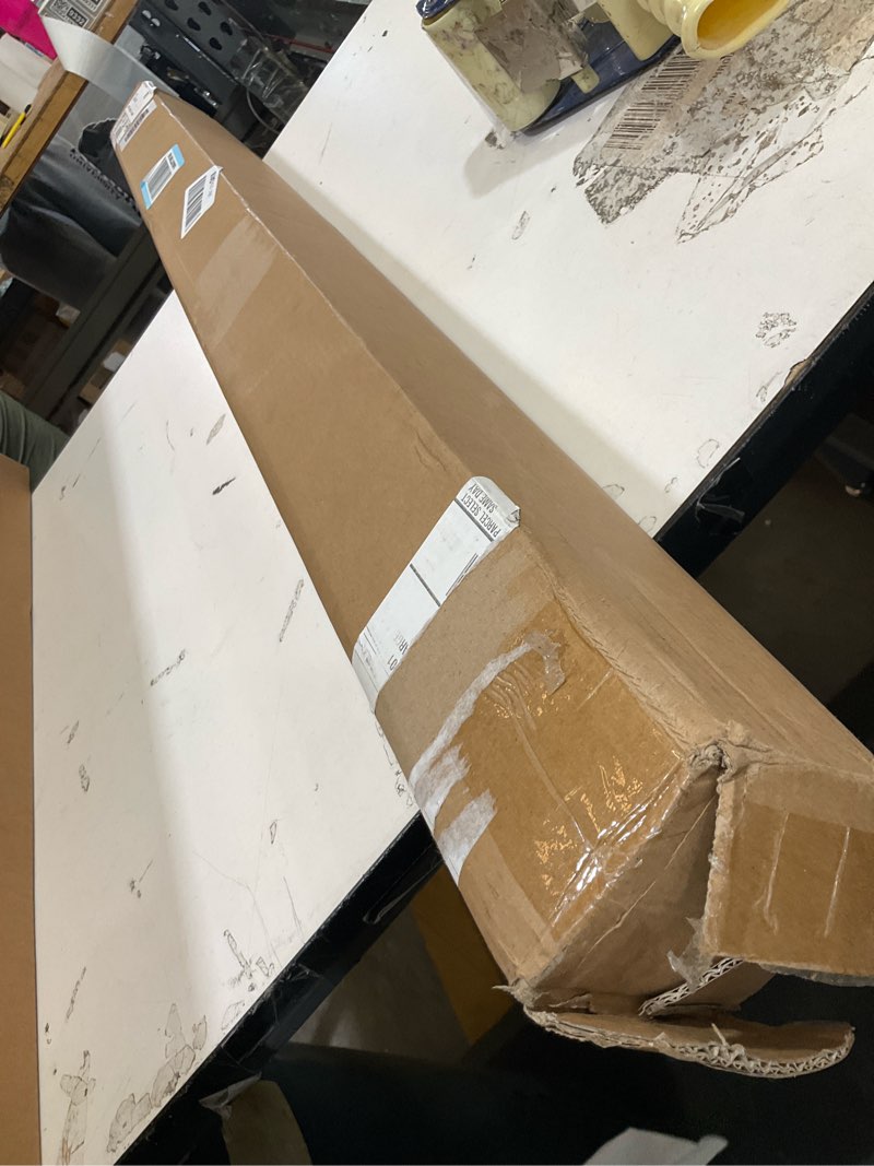 Condition photo showing Good Condition for lazblinds no tools no drill cordless roman shades for windows, blackout thermal insulated uv blocking window blinds, room darkening fabric blinds for indoor windows, 46'' w x 64'' h, off white blackout - off white 46" w x 64" h