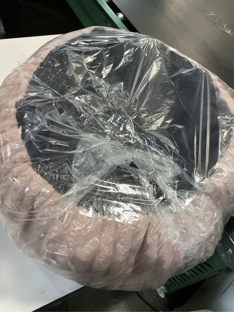 Condition photo showing Good Condition for BALANCE Cat Bed Kitten Bed, Washable Round Cat Beds for Indoor Cats,Super Soft Plush Faux Fur Pet Bed for Puppy and Kitten with Anti-Slip Bottom 24.0"L x 24.0"W x 9"Th Acorn Pink