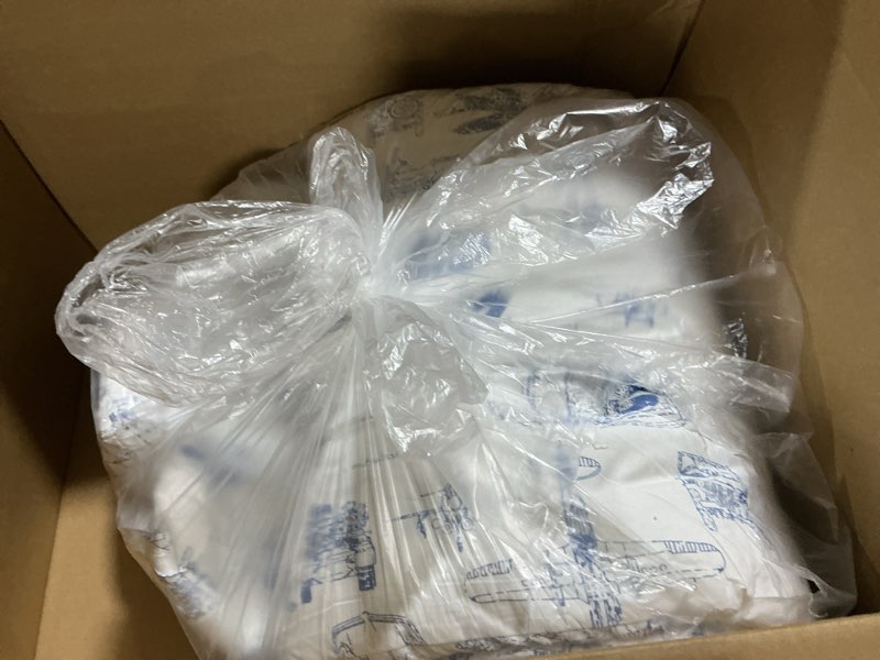 Condition photo showing As Is for KAREVER Aircraft Comforter Set Queen Boys White Cartoon Bedding Set Alternative Comforters Airplane Car Tank Printed Bedding Blanket Full for Children Teen Boy with Microfiber Inner Insert Aircraft Queen