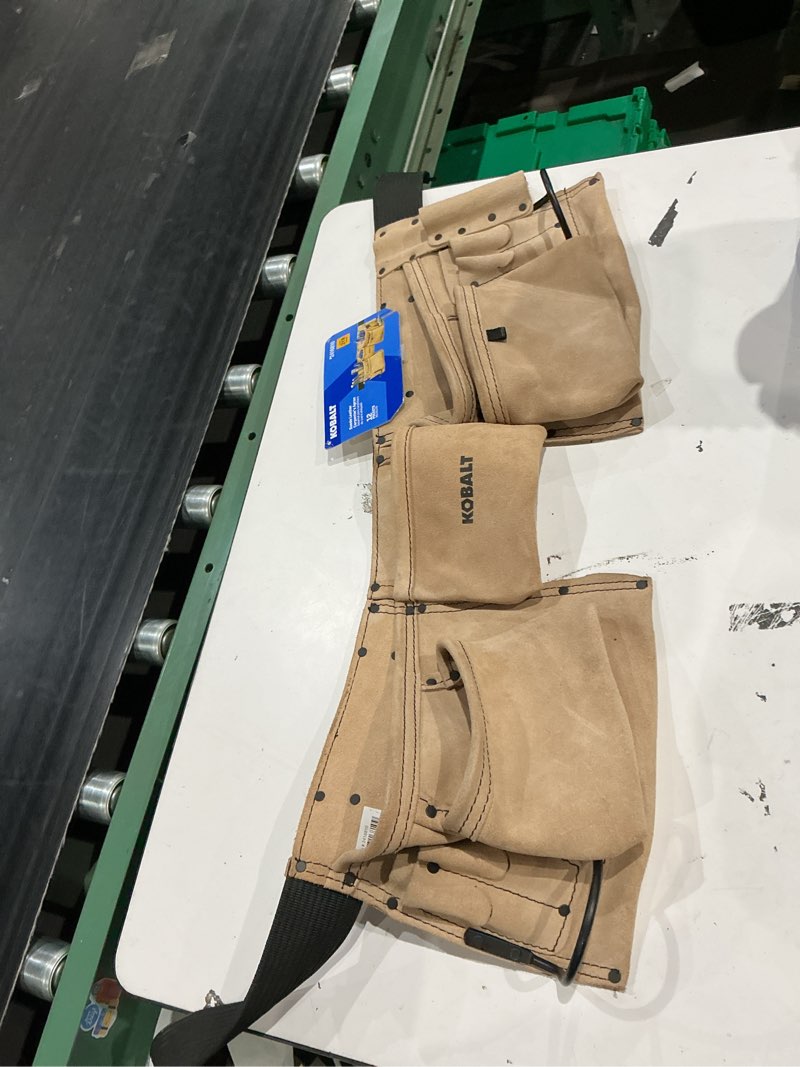 Condition photo showing Good Condition for kobalt carpenter leather tool apron
