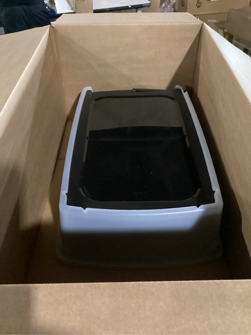 Condition photo showing Good Condition for iris usa xx-large cat litter box, open top extra large litter box for big cats and multi-cat households, high sided scatter shield, easy to clean, 30"l x 20"w x 14"h, black xxl black