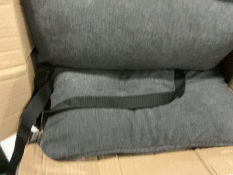 Condition photo showing Good Condition for tanyoo lumbar support pillow for recliner chair with headrest, dual-layer large back pillow for deep couch & sofa, memory foam lower back support cushion set for sciatica relief dark grey