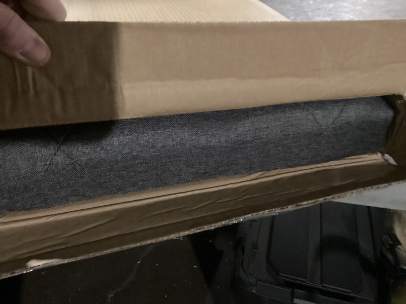 DUMOS Foldable Storage Ottoman Bench 43in, Storage Chest, Large End of Bed Foot Rest Stool with Padd