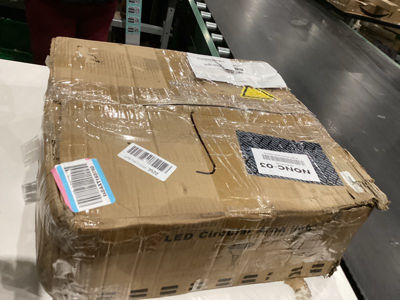 Condition photo showing As Is for LED Post Light with Photocell, 60W 48W 36W Post Top Lights 3000K 4000K 5000K Adjustable Wattage & CCT, DLC Listed 7800LM Outdoor Pole Light Fixture, IP65 Waterproof Commercial Street Area Lighting 60.0 Watts