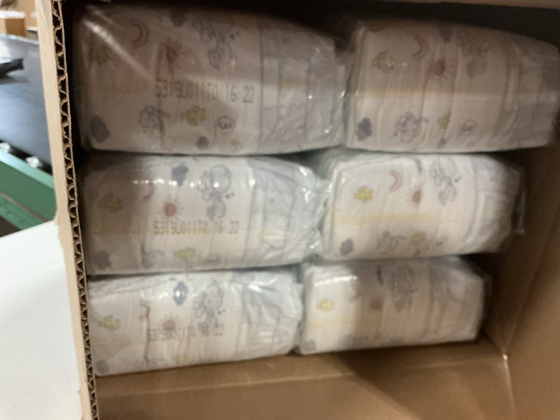 Condition photo showing Good Condition for pampers swaddlers diapers, size 3 (13-26 lbs), 168 count, absorbent, keeps baby dry and comfortable, skin safe disposable baby diaper size 3 168