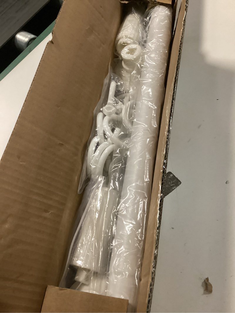 Condition photo showing Good Condition for ZOCONE Tension Curtain Rod 51-168In(4-14Ft),No Drill Curtain Rods for Window Outdoor Patio,Adjustable Shower Curtain Rod for Bathroom Renter Friendly,Heavy Duty Extra Long Tension Rod Never Rust,White White 51-168 Inches