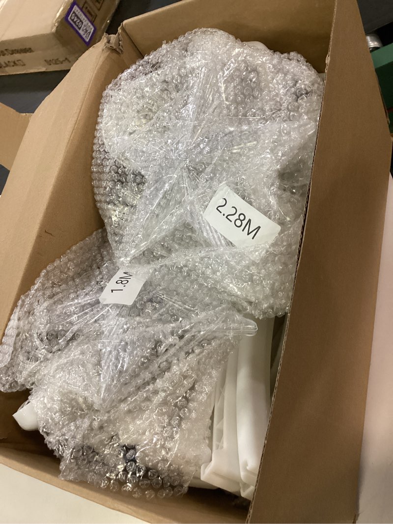 Condition photo showing New/Like New for 6ft Outdoor Christmas Cone Tree Lights with 252 LEDs & Star Topper, Remote Control, 11 Modes, Dimmable, IP65 Waterproof, Timer for Indoor Outside Yard Holiday Decoration Cold White & Multicolor 6ft