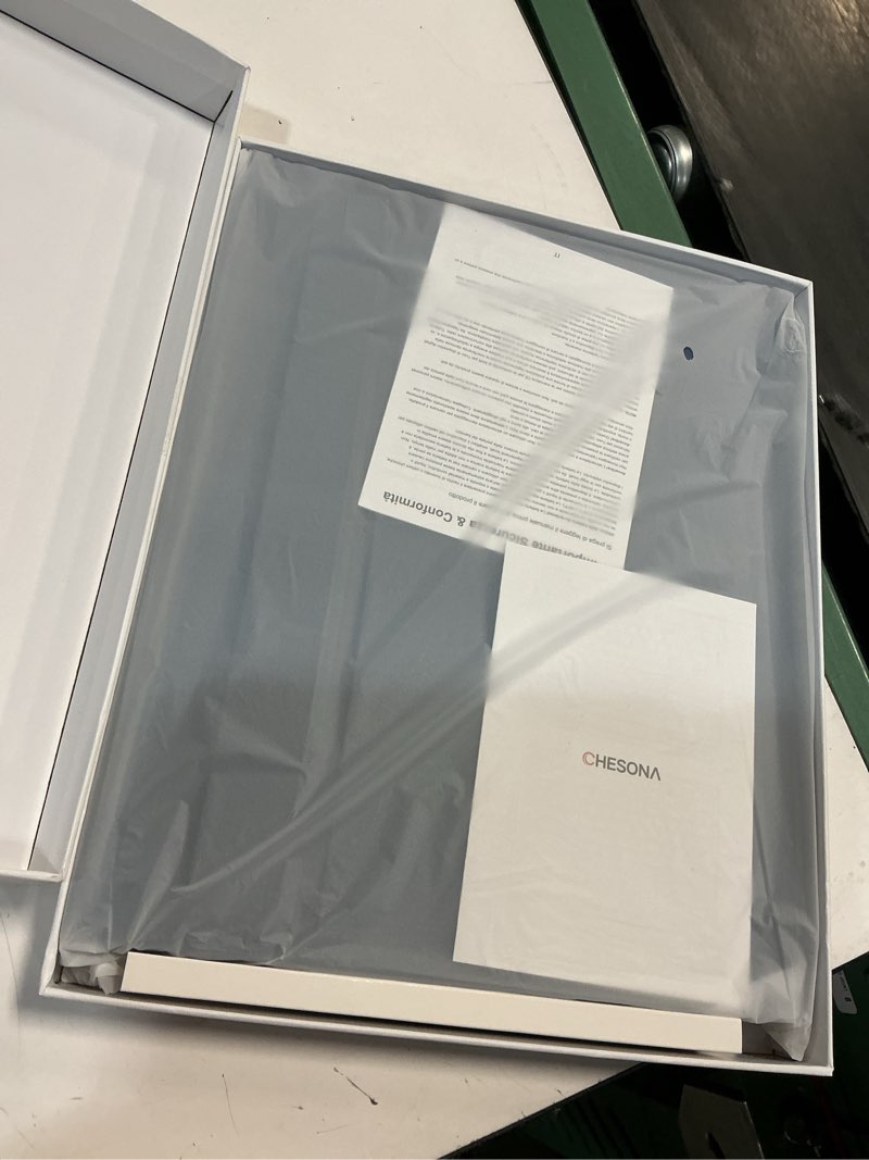Condition photo showing New/Like New for chesona for ipad air 13 inch (m4 2026/m3 2025/m2 2024) & pro 12.9 inch(6th/5th/4th/3rd) case with keyboard - multi-touch trackpad, stain proof case, detachable keyboard with 7 colors backlit,navy blue ipad air 13(m2/m3/m4), ipad pro 12.9(3rd-6th) navy blue
