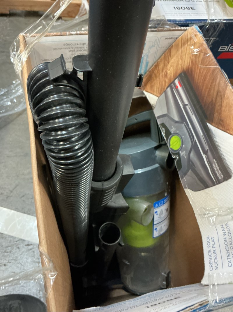 Condition photo showing As Is for bissell aeroswift compact bagless upright corded vacuum cleaner