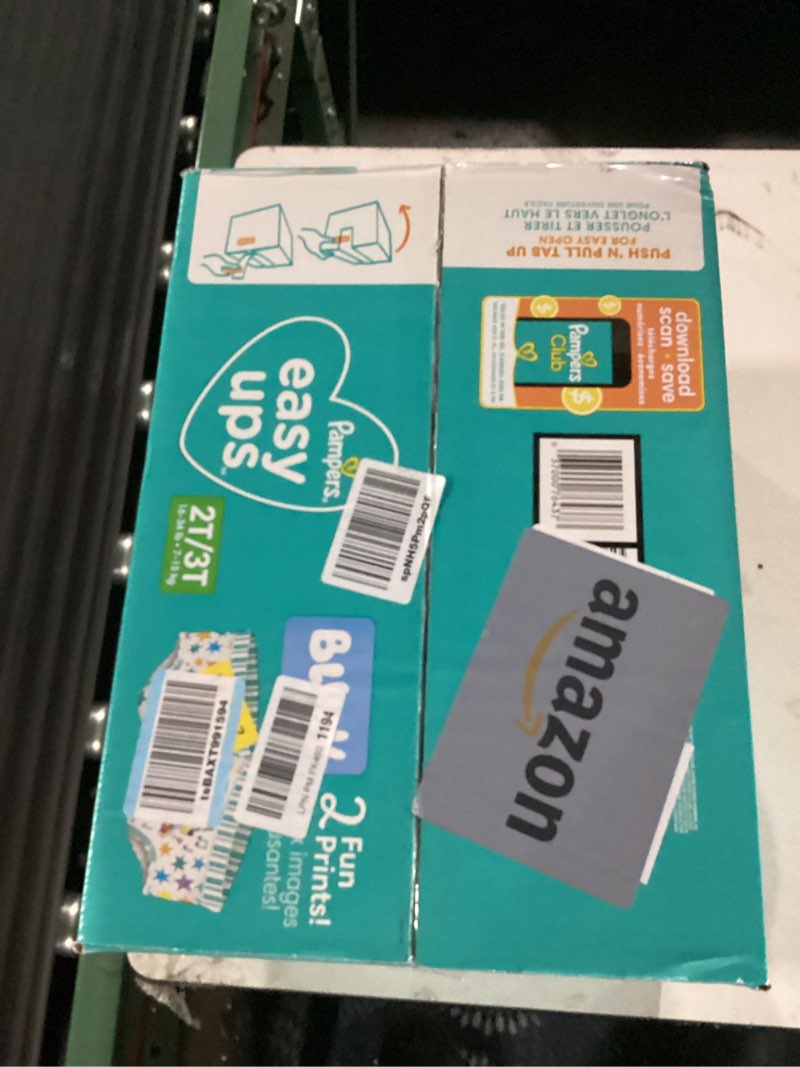 Condition photo showing New/Like New for Pampers Training Pants - Easy Ups Boys & Girls Bluey - Size 2T-3T, 140 Count, Children's Potty Underwear (Packaging May Vary) 2T-3T 140