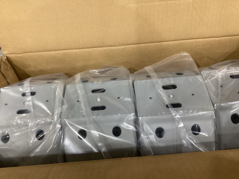 Condition photo showing New/Like New for 4 Pack Cantilever Gate Rollers Poly Cover with Bracket Universal Gate Cover fit 3", 4", 6 5/8" Cantilever Rollers Chain Link Fence Sliding Hardware Kit