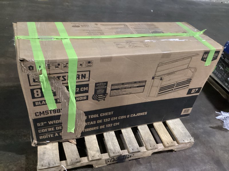 Condition photo showing Good Condition for CRAFTSMAN 2000 Series 51.72-in W x 24.74-in H x 16.32-in D 8 -Drawer Steel Tool Chest ( Black )