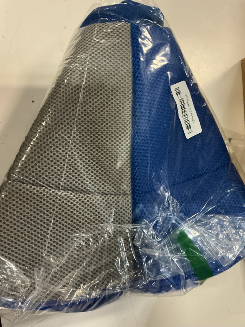 Condition photo showing Good Condition for sunfura dog cones for large dogs, soft pet cone stop licking after surgery, adjustable pet e-collar alternative for wound healing, blue x-large x-large blue