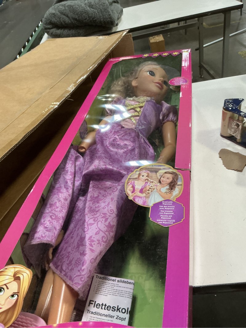 Condition photo showing As Is for Disney Princess 32" Playdate Rapunzel Doll