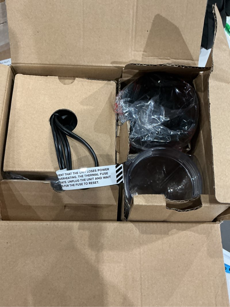 Condition photo showing Good Condition for ninja fit compact personal blender | for smoothies, shakes & frozen drinks | (2) 16-oz. to-go cups with spout lids | 700-watt countertop | black | qb3001ss push to blend