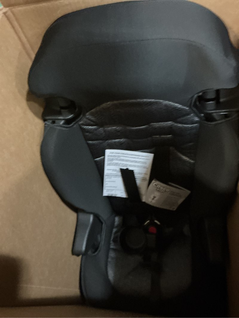 Condition photo showing Good Condition for cosco kids finale 2-in-1 toddler booster car seat, fiberwave ii, black/grey