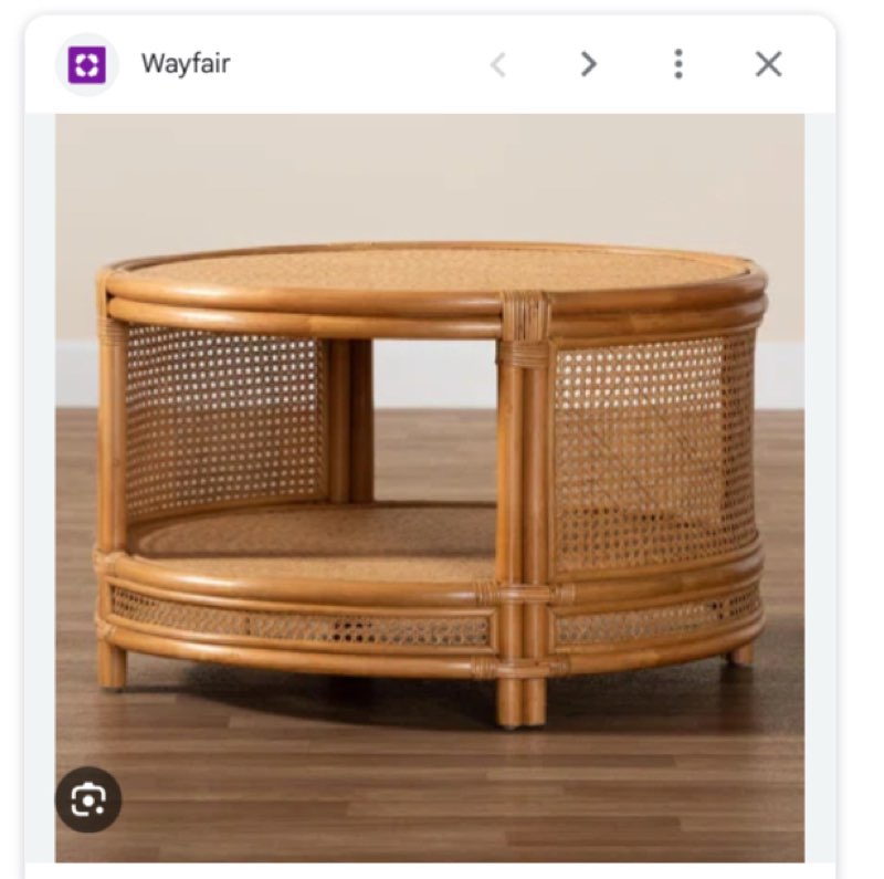 Madigan Rattan Coffee Table