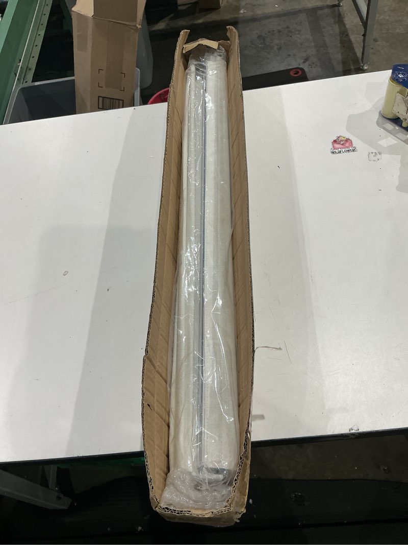 Condition photo showing Good Condition for no drill cordless roman shades for windows no tools roman shades, blackout fabric blinds for indoor windows, uv protection, privacy, thermal insulation roman blinds, easy to install 33"w x 48"h white