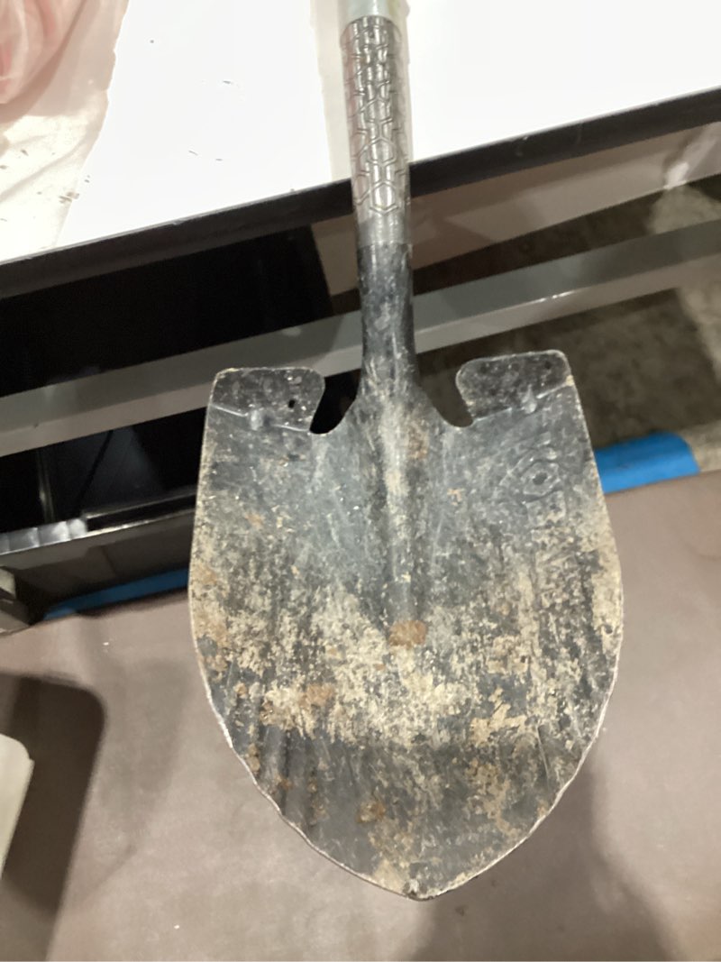 Condition photo showing As Is for kobalt 20.5-in steel d-handle digging shovel item #863591 | model #pry-s-k 34703