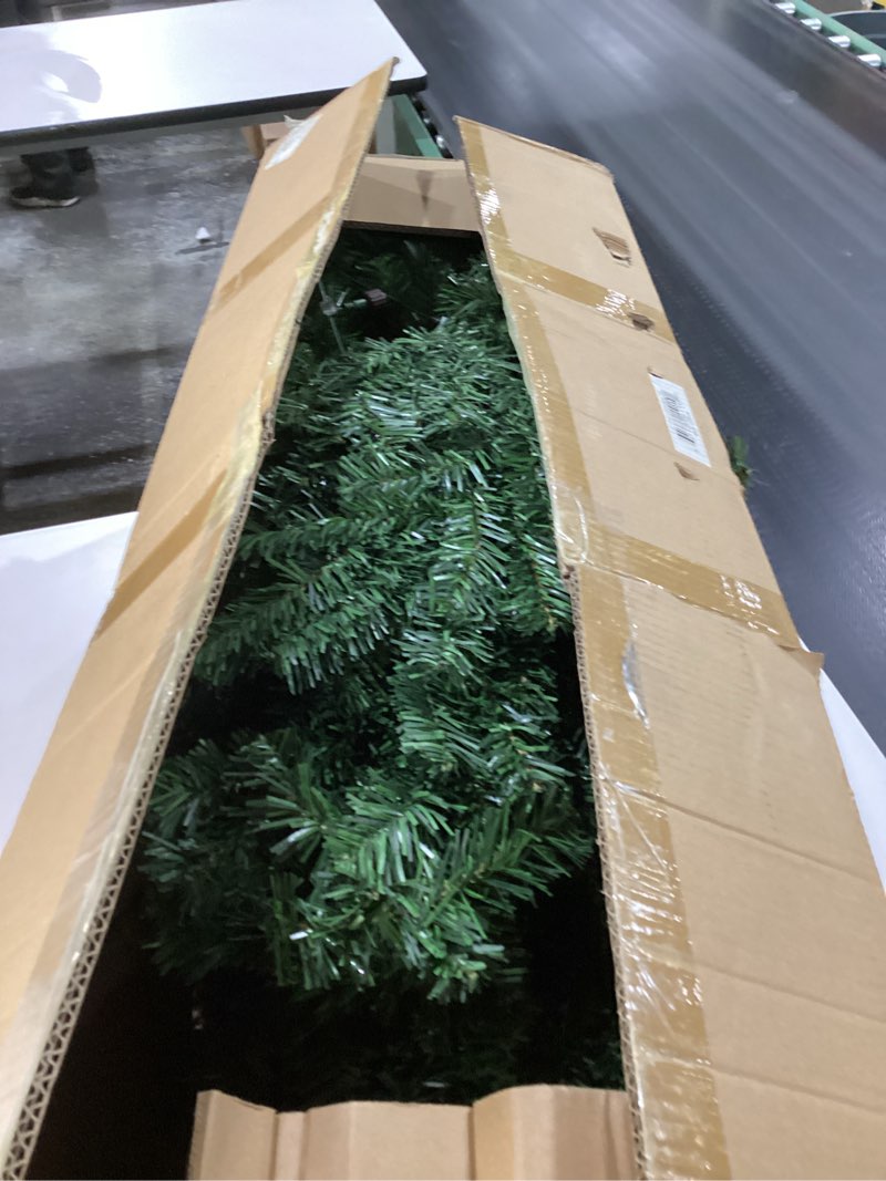 Condition photo showing Good Condition for Seasonal Expressions 7.5 Ft. Premium 1480 Tips Extra Full Spruce Artificial Holiday Christmas Tree for Home - Easy Assembly - Prelit with 400 ct. White LED Lights