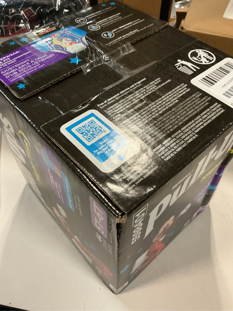 Condition photo showing New/Like New for pull-ups boys' night-time potty training pants, size 5t-6t overnight training underwear (46-60 lbs), 44 ct 5t-6t 44