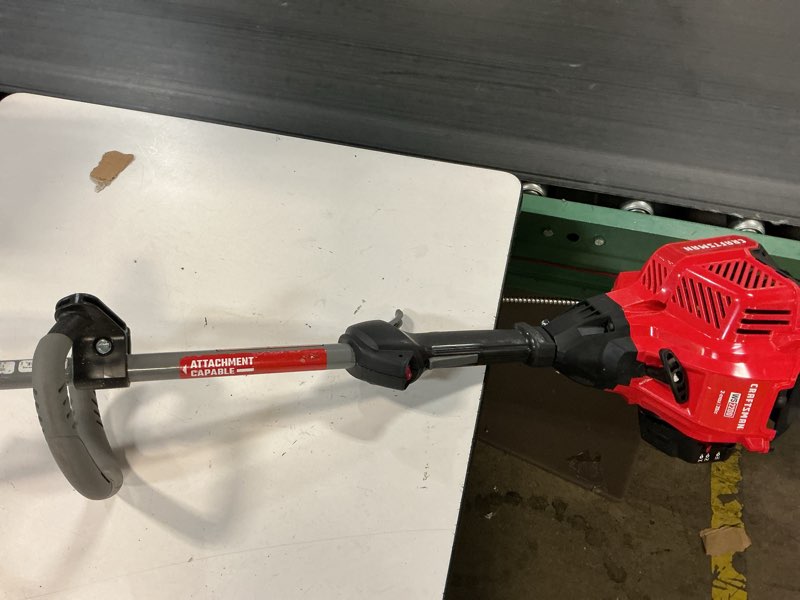 Condition photo showing As Is for craftsman ws2200 25-cc 2-cycle 17-in straight shaft attachment capable gas string trimmer