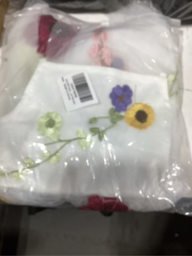 Condition photo showing Good Condition for IDOPIP Baby Girls Embroidery Flower Tutu Dress Summer Sleeveless Backless Princess Birthday Party Dresses Tulle Bow Sundress 12-18 Months White