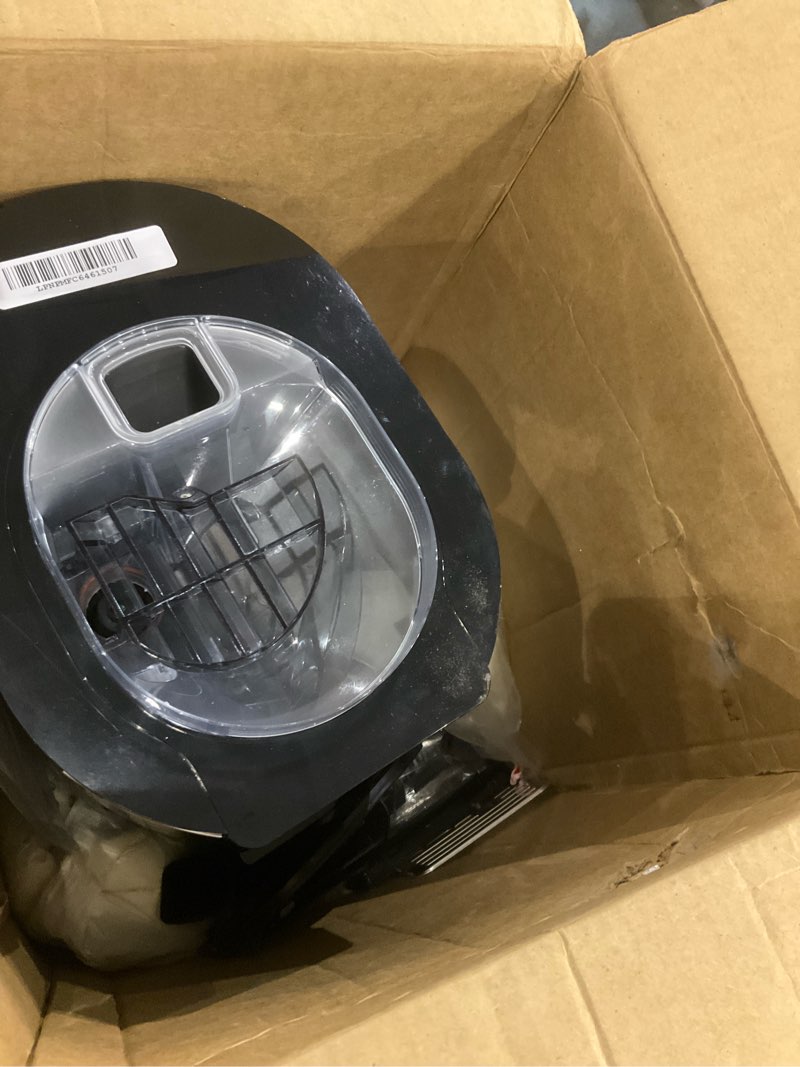 Condition photo showing As Is for De'Longhi TrueBrew Drip Coffee Maker, Built in Grinder, Single Serve, 8 oz to 24 oz with 40 oz Carafe, Hot or Iced Coffee, Stainless,CAM51035M