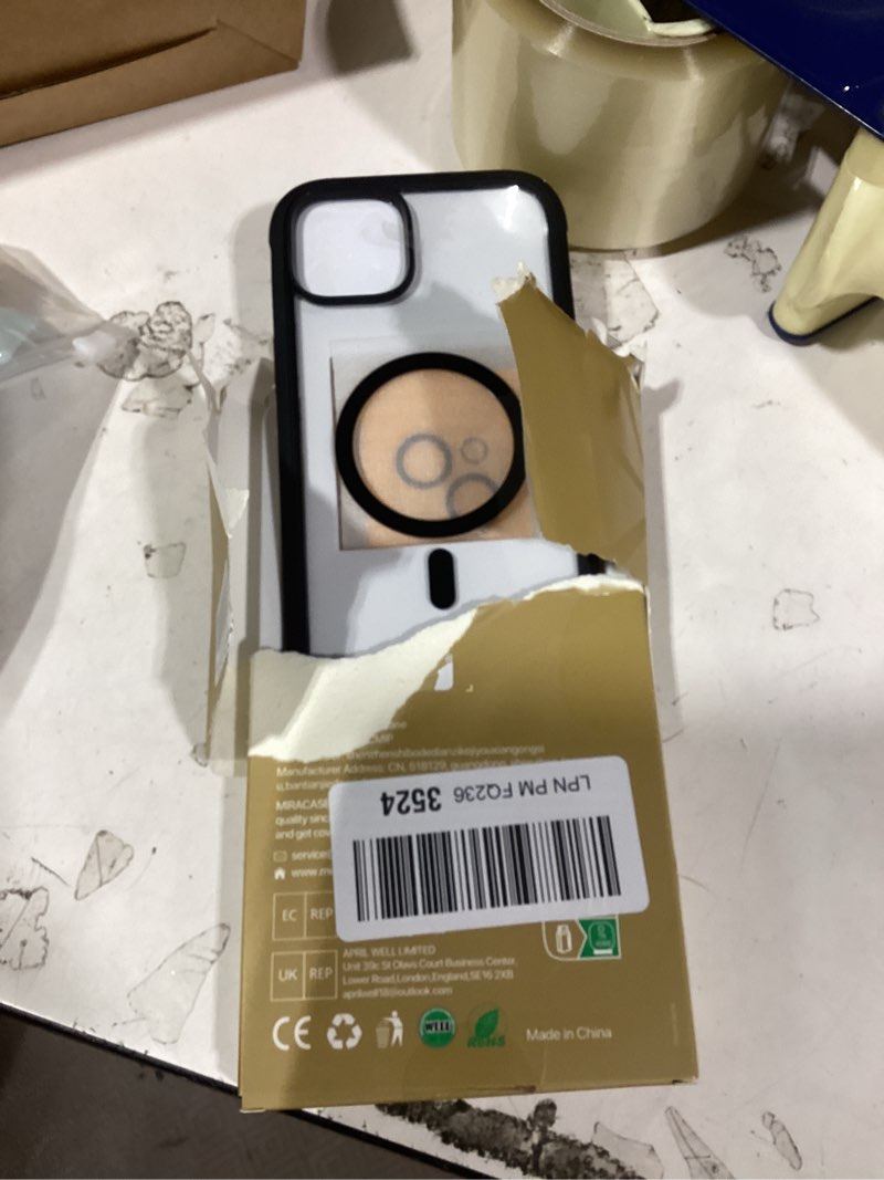 Condition photo showing Good Condition for miracase glass series designed for iphone 14 plus case 6.7 inch, 2023 upgrade full-body magnetic clear case with built-in 9h tempered glass screen protector,compatible with magsafe,black iphone 14 plus magnetic classic black