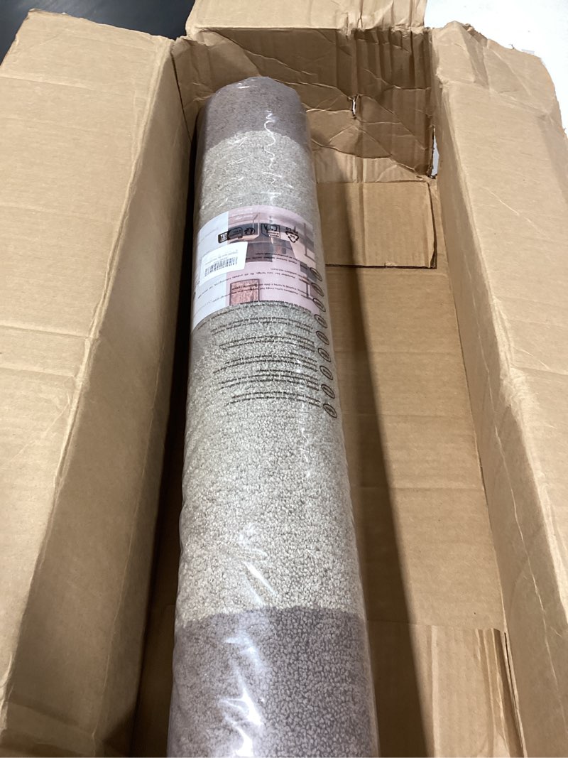 Condition photo showing New/Like New for machine washable kitchen rug 32" x 84", non slip kitchen mat for floor, absorbent entrance runner rug for bedroom, hallway, bathroom, door (roll packing) beige 32" x 84"