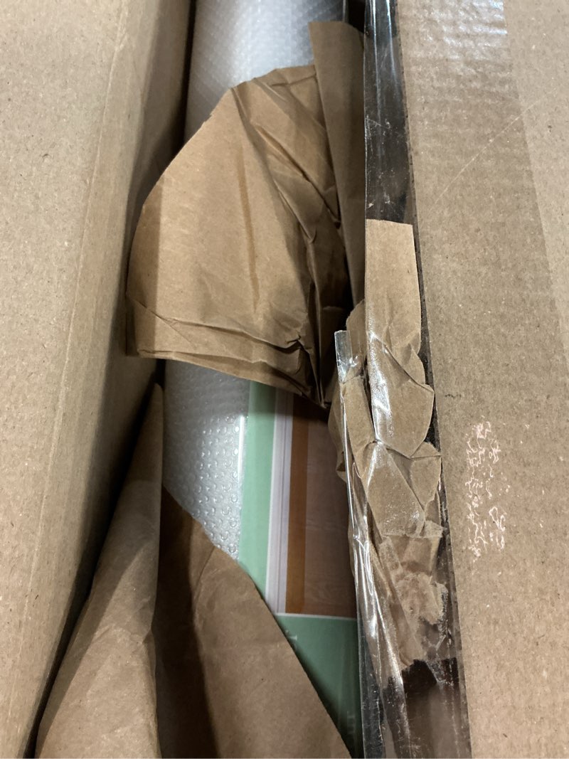 Condition photo showing New/Like New for 24-inch Wide Cabinet Shelf Liner: Clear Waterproof Large Under Sink Mat - 24 in x 25 FT Translucent Easy to Cut Non-Adhesive Kitchen Drawer Mat for Bathroom Cupboard Translucent 24"W x 300"L
