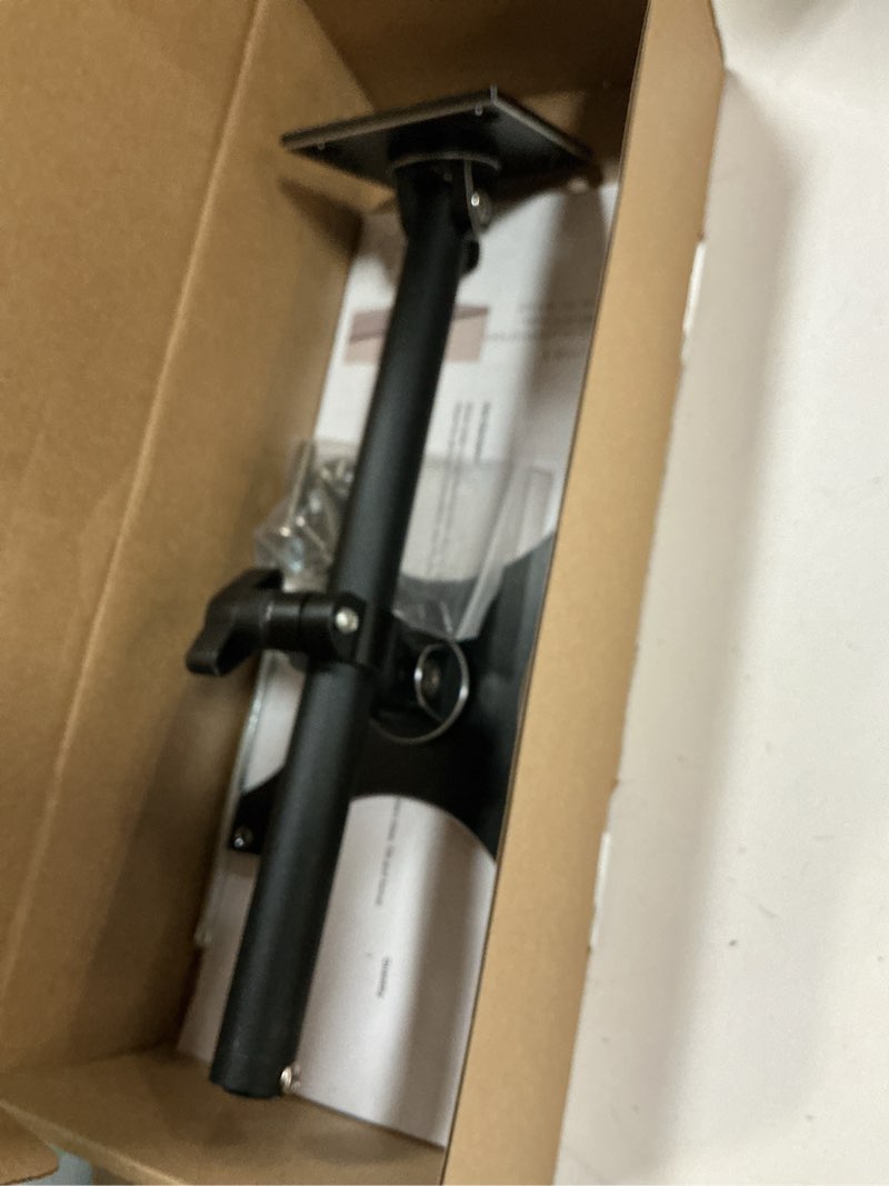 Condition photo showing As Is for Almoz Under Cabinet Mount for Echo Show 15, Height Adjustable Stand, Wide Range of Motion, Keeps Counters Clear, Tilt and Swivel Mount for All Show 15 Generations, Also Fits Show 21 (Height-Black)